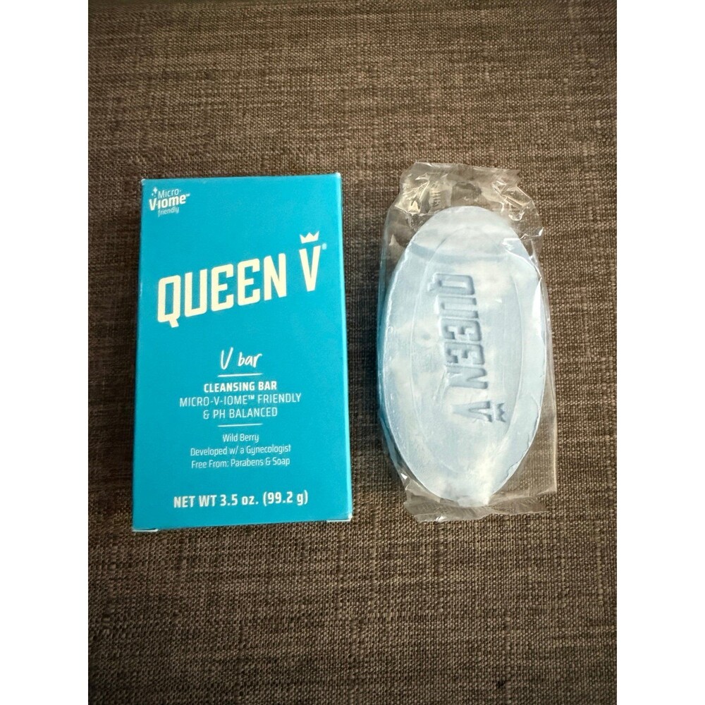 New Queen V Cleansing V Bar Scent Wild Berry PH Balanced Feminine Soap